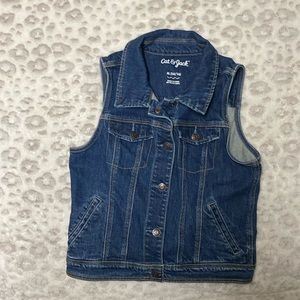 Girls 14/16 denim vest